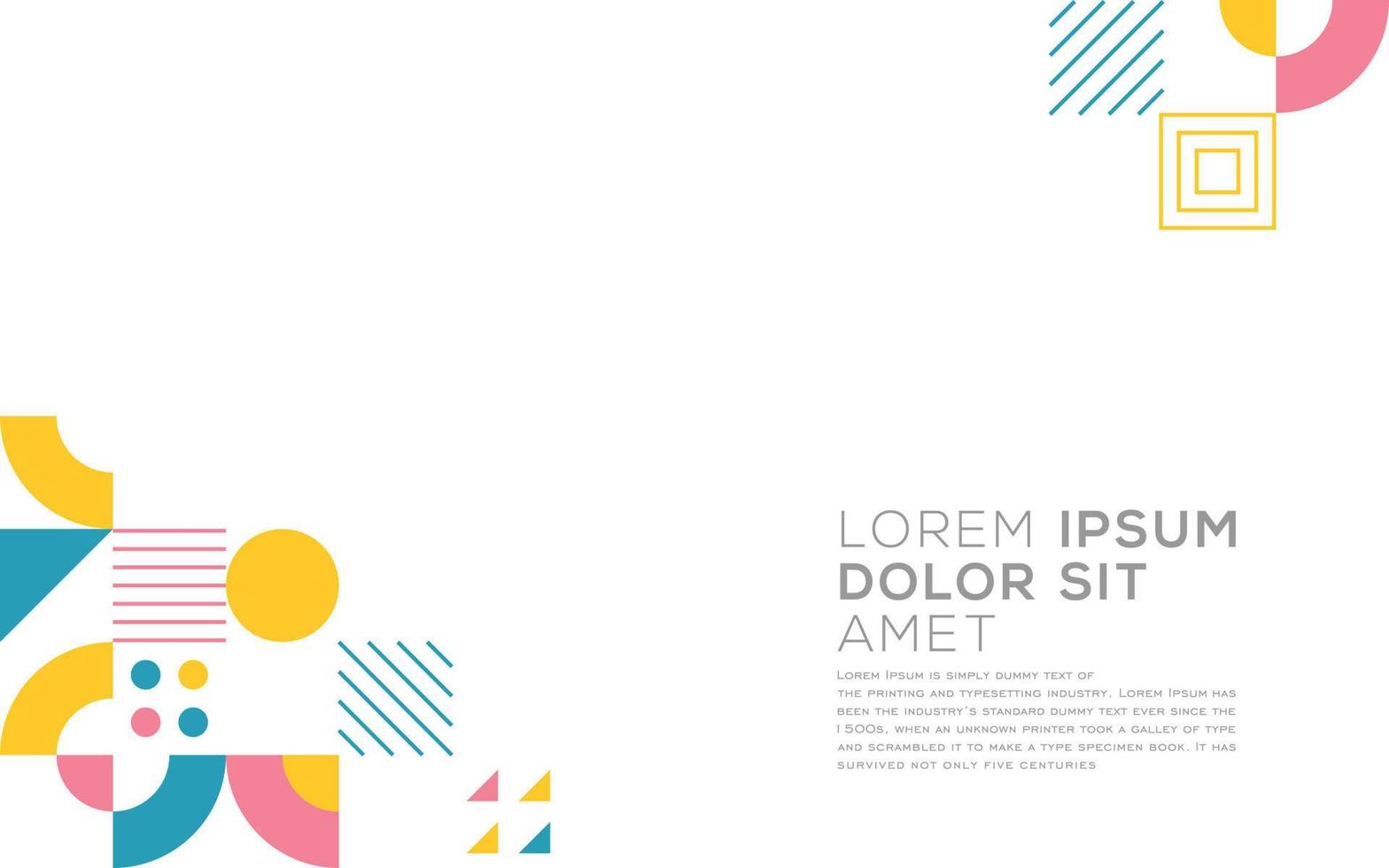 Modern vector graphic of abstract background design template