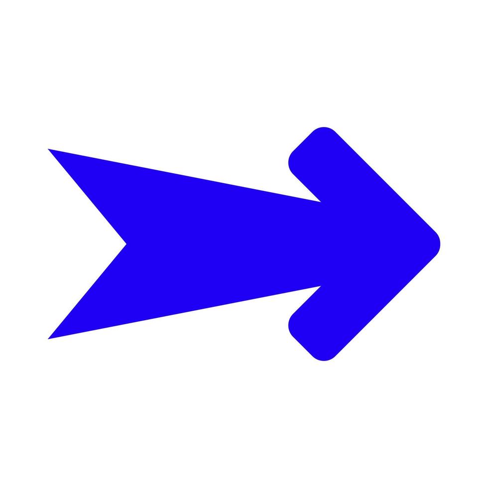 Arrow on white background vector