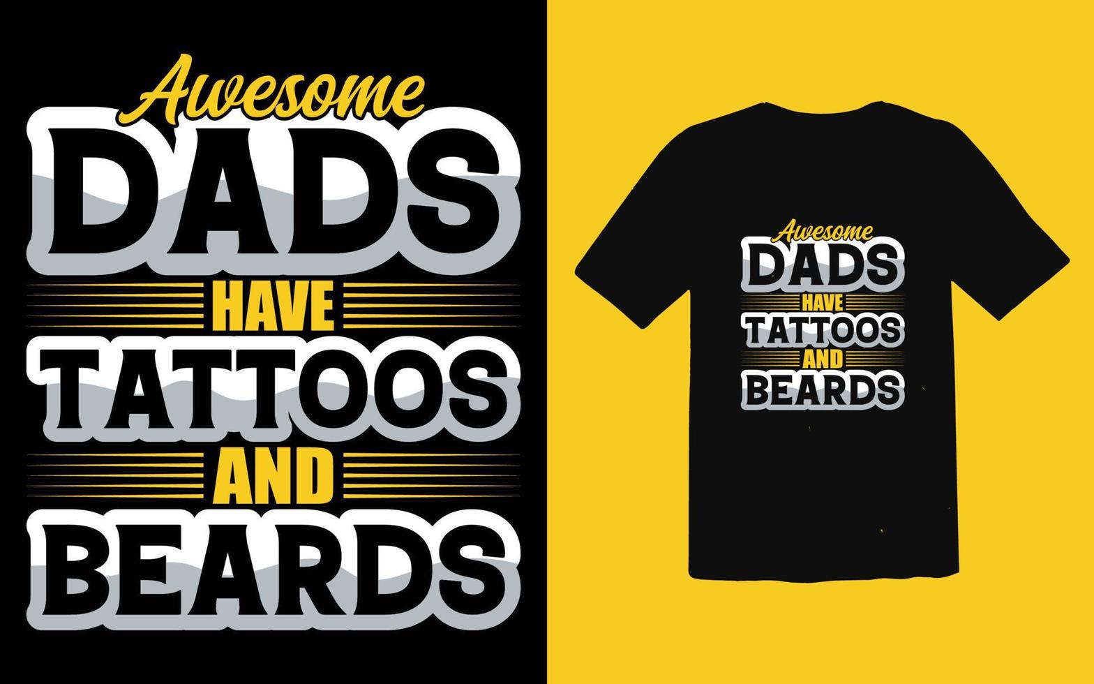 vector de diseño de camiseta tipográfica del día del padre, diseño de camiseta de papá de moda