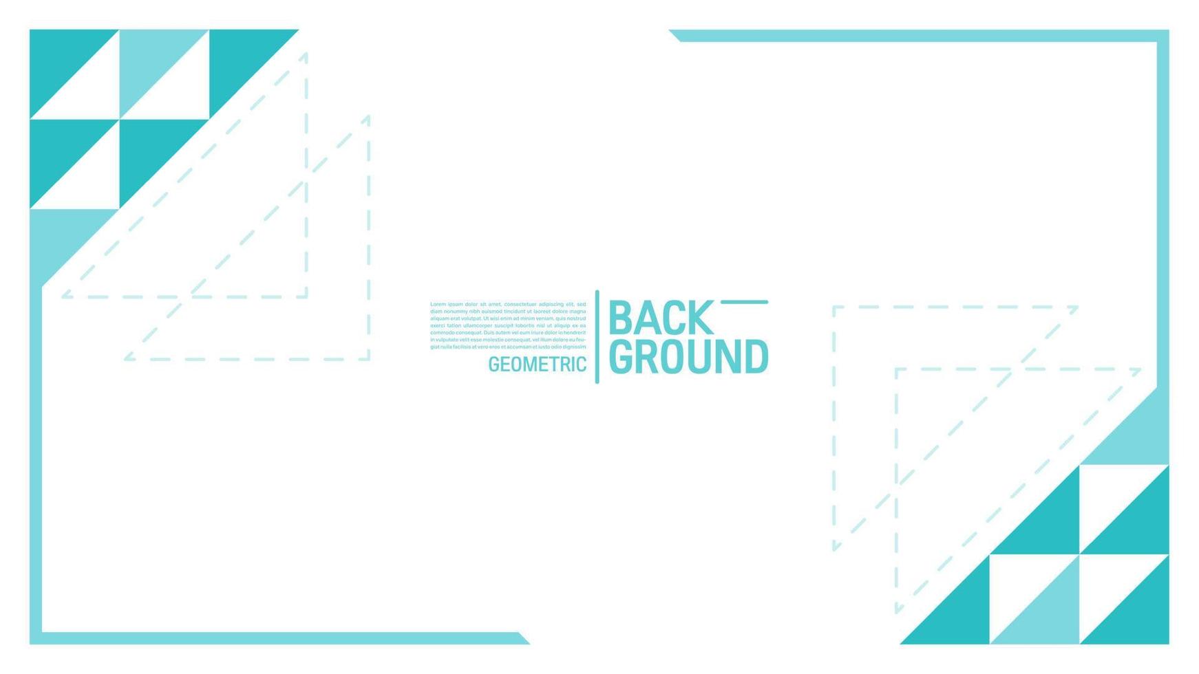 Minimal geometric background with triangle shapes composition. Background for presentation, poster, flyer and more. vector
