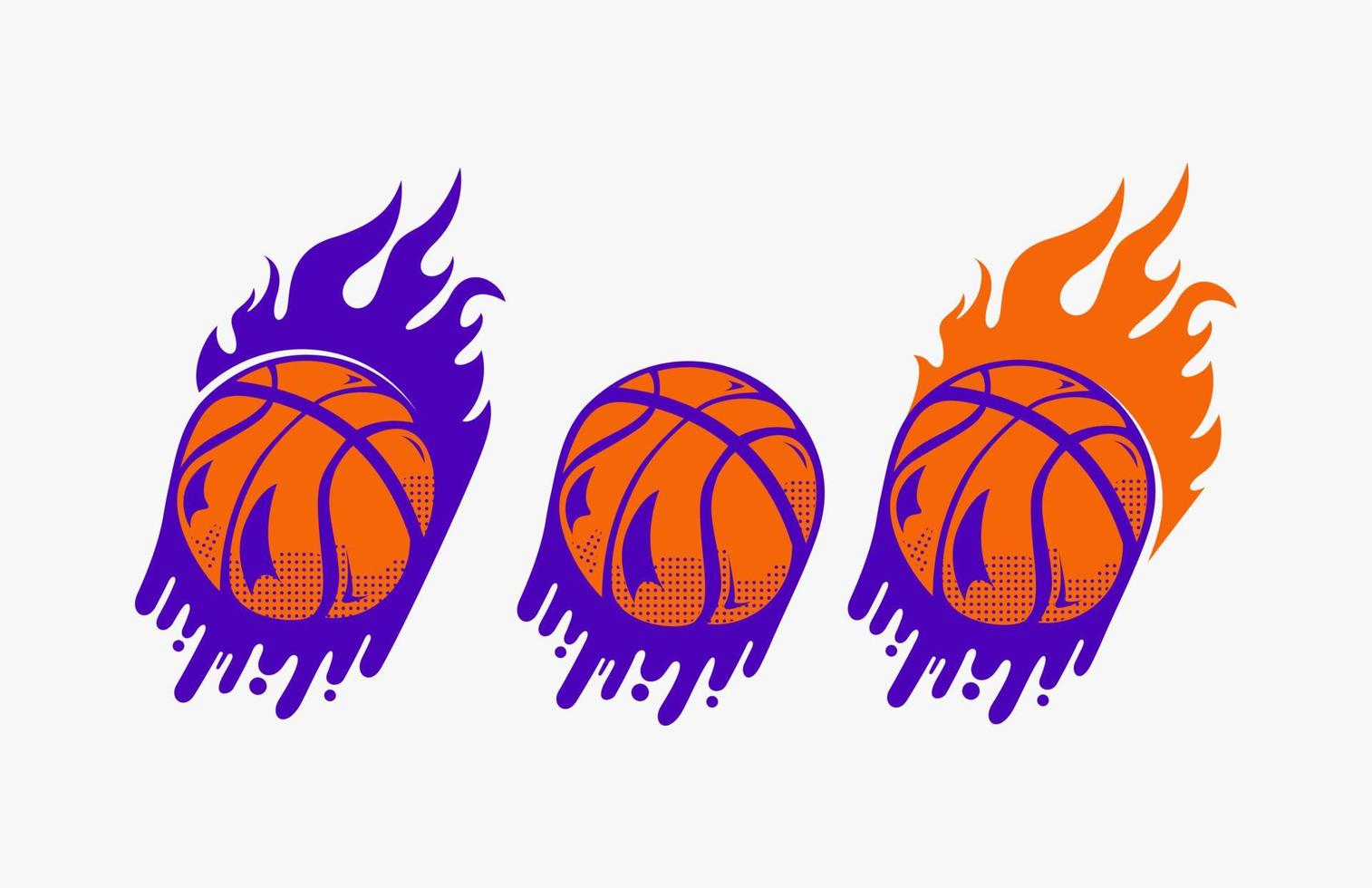 Modern Trendy Basketball League Background vector
