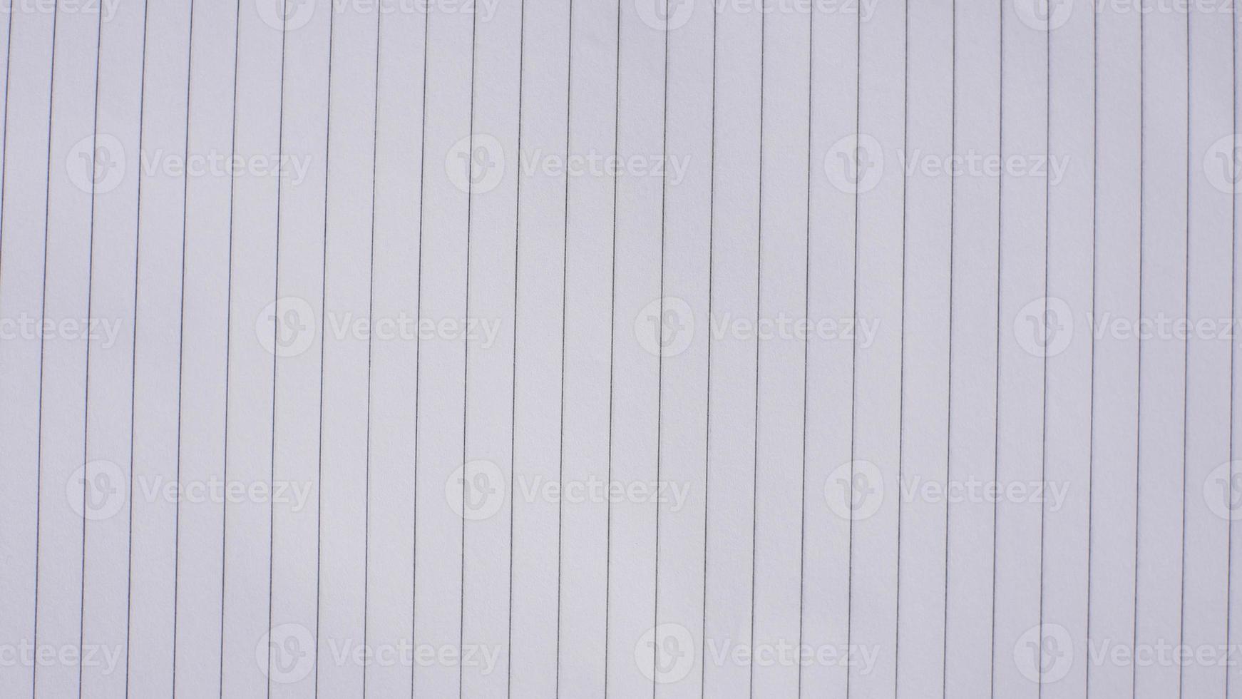 white sheet of paper. Lined notebook paper for background photo
