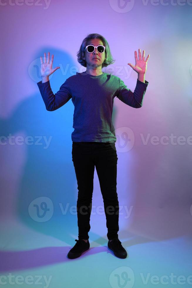 Man with Vivid Colors photo