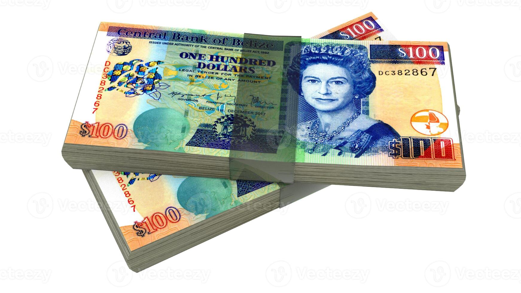 The Belize dollar is the official currency in Belize 9262480 Stock