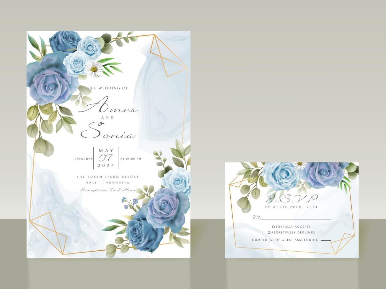 invitaciones de boda elegantes flores azules 9262638 Vector en Vecteezy invitaciones de boda elegantes flores azules 9262638 Vector en Vecteezy