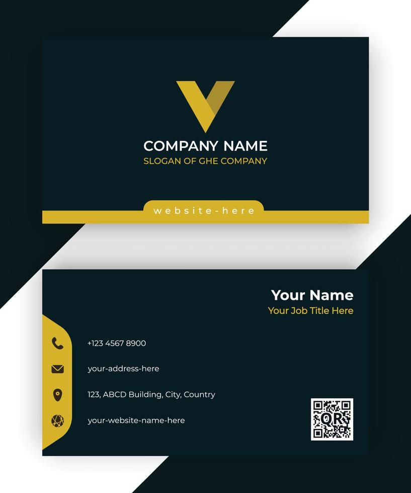 Modern Business Card vector