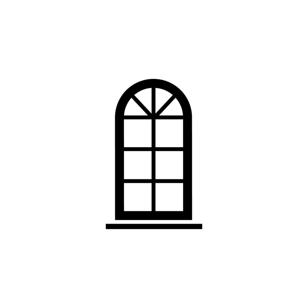 ilustración vectorial gráfico del icono de la ventana vector