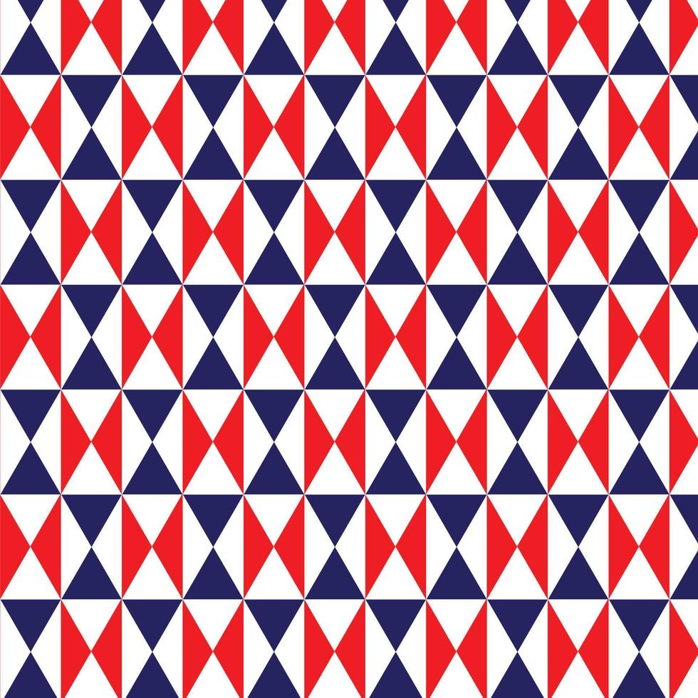 triangle geometric background pattern red blue vector
