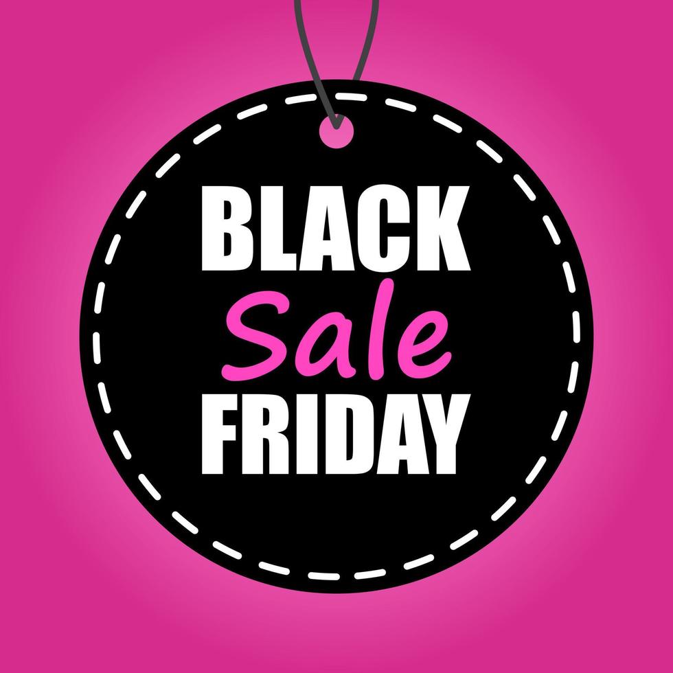 Black Friday sale. Banner design template. Discounts. Trade label. Vector illustration