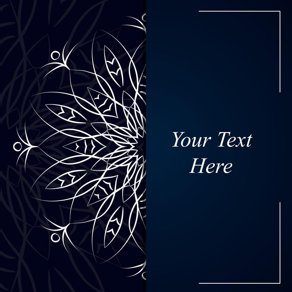 Luxury Mandala Islamic Background with Arabesque Pattern, Ornamental Background . Wedding card, Cover. vector