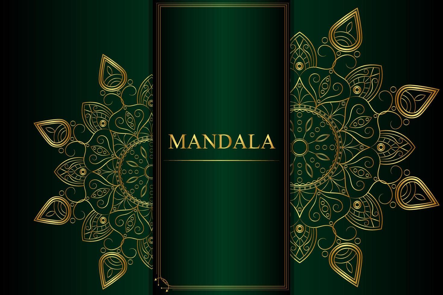 Luxury mandala background with golden arabesque pattern Arabic Islamic east style. Ramadan Style Decorative mandala. Mandala for print, poster, cover, brochure, flyer, banner vector