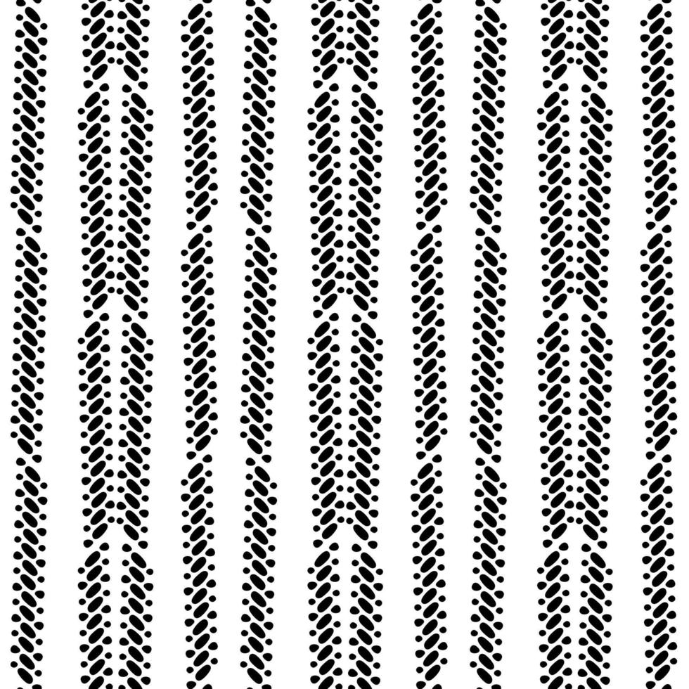 Seamless striped monochrome abstract pattern for fabric, clothing, wrapping paper. Vector illustration