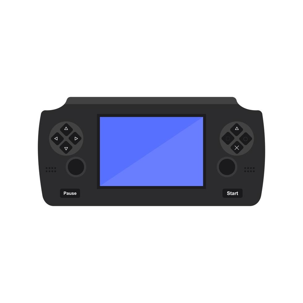 Play Station Flat Multicolor Icon vector