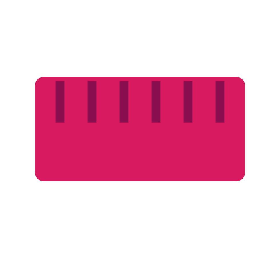 Straighten Flat Multicolor Icon vector