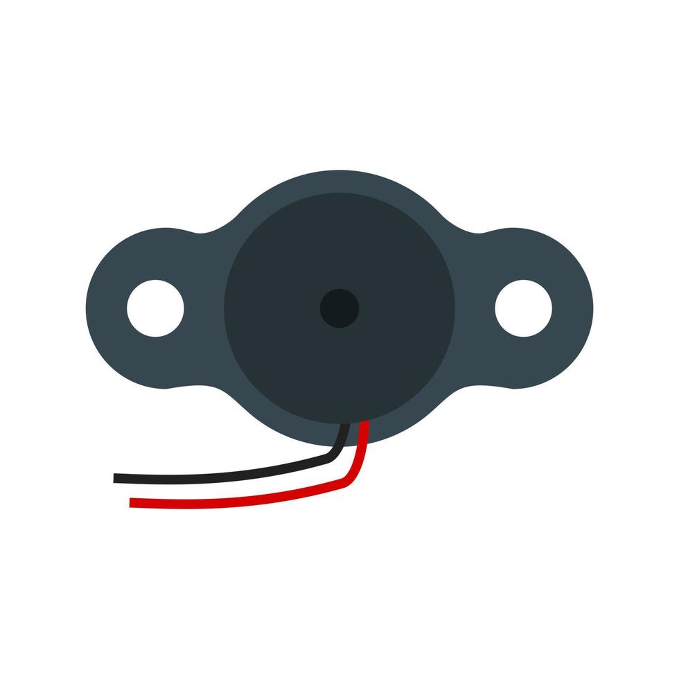 Buzzer Flat Multicolor Icon vector