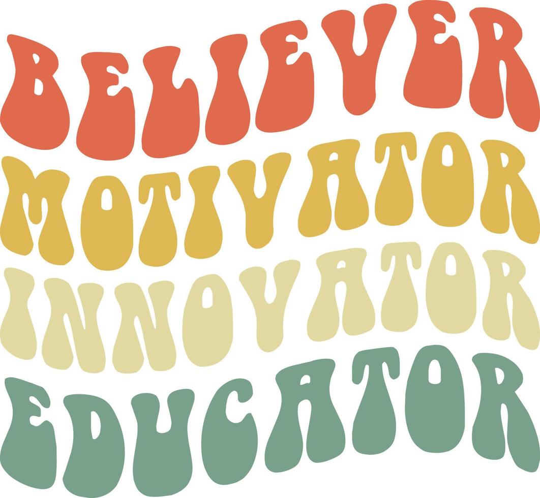 Vintage Teacher T-shirt Design, Teachers Day Quote Design Gift for Teacher T-shirt Design vector
