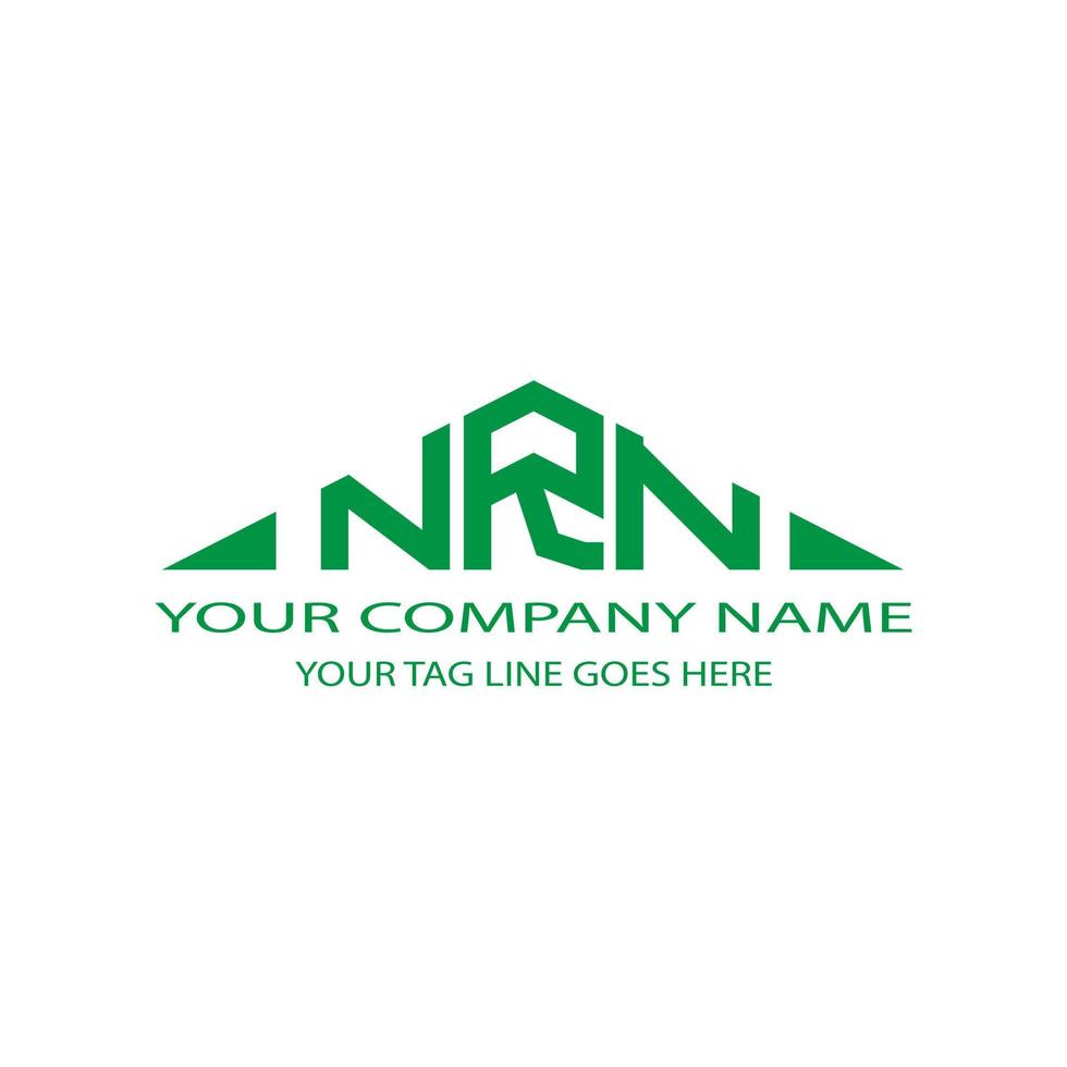 NRN letter logo creative design with vector graphic