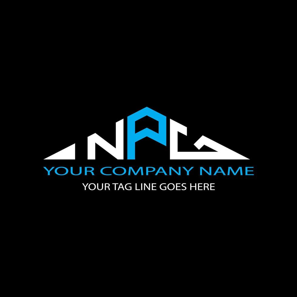 NPG letter logo creative design with vector graphic