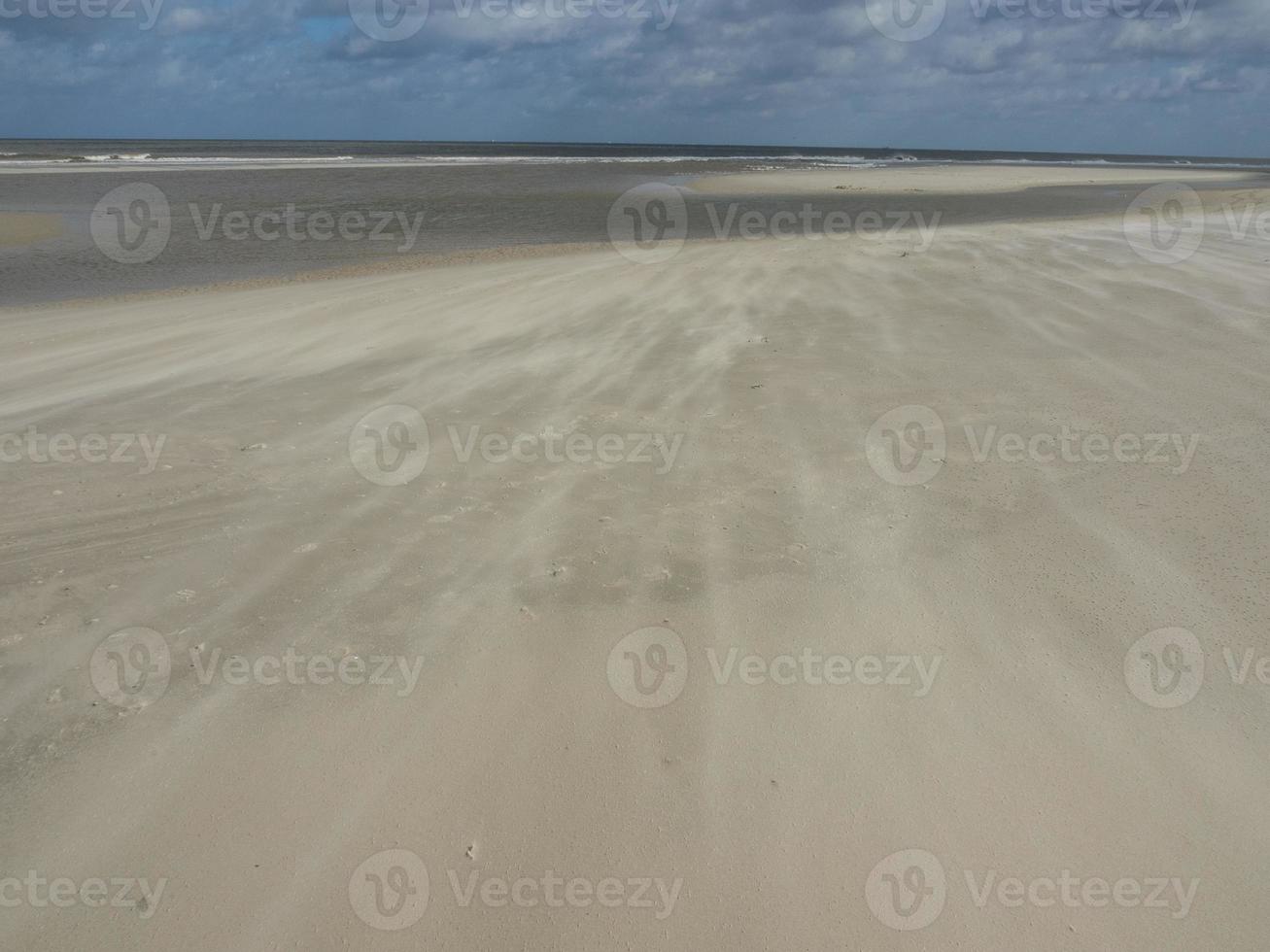 the island of Spiekeroog in germany photo