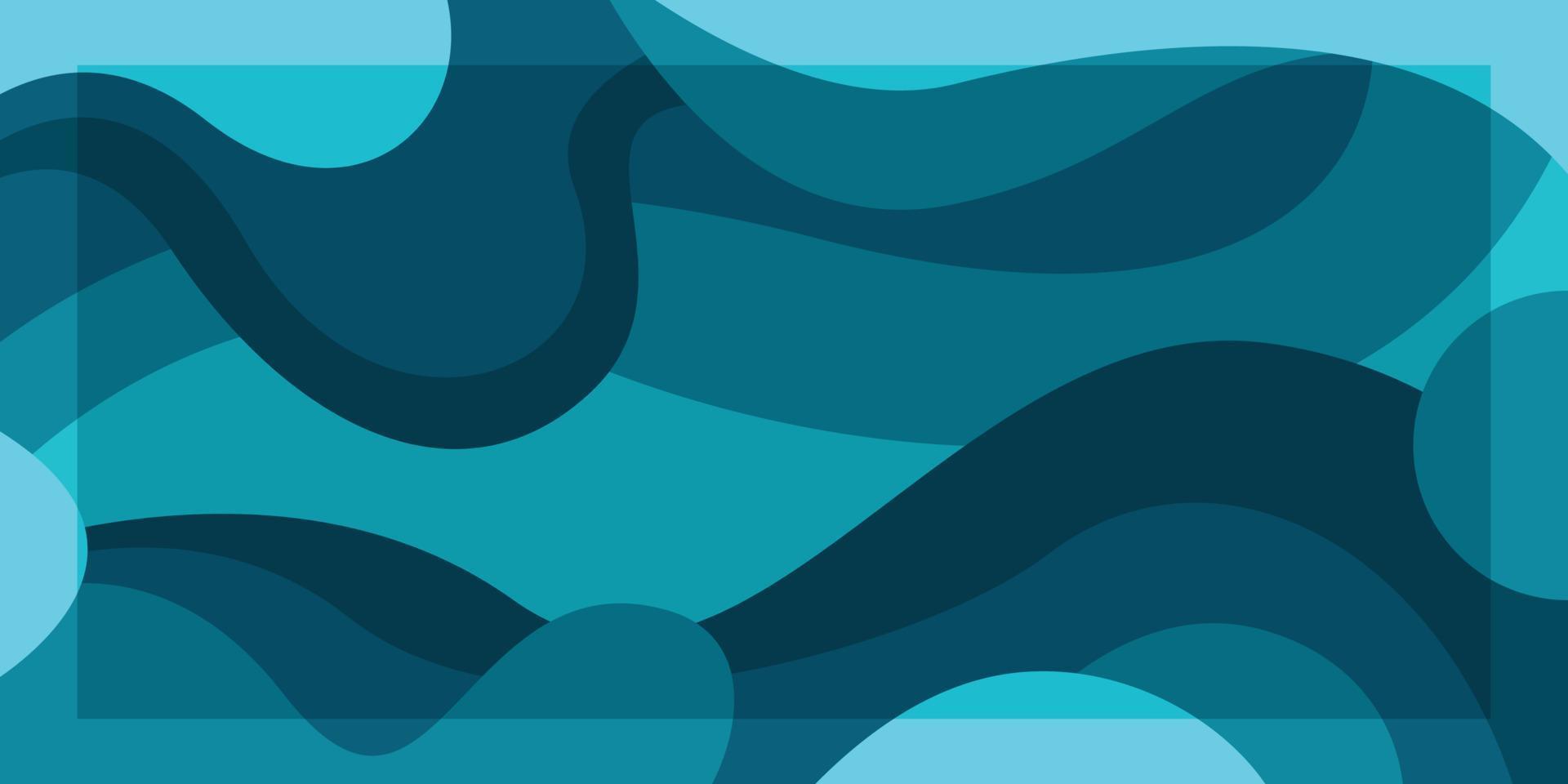 Sea wave background template copy space vector