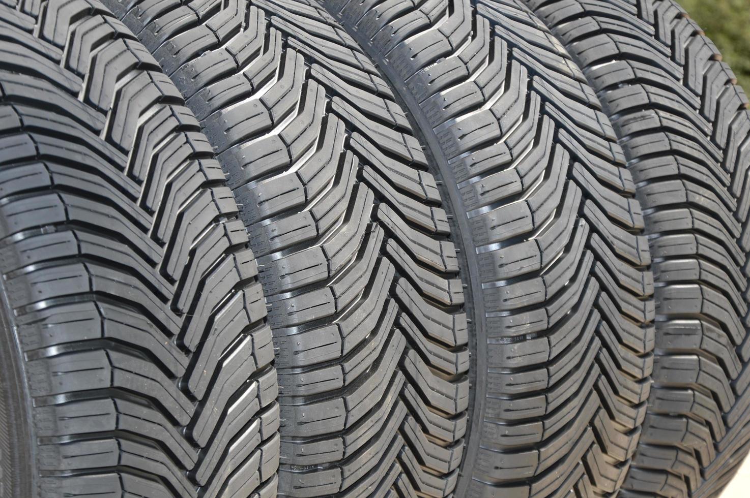 New tires for a car photo