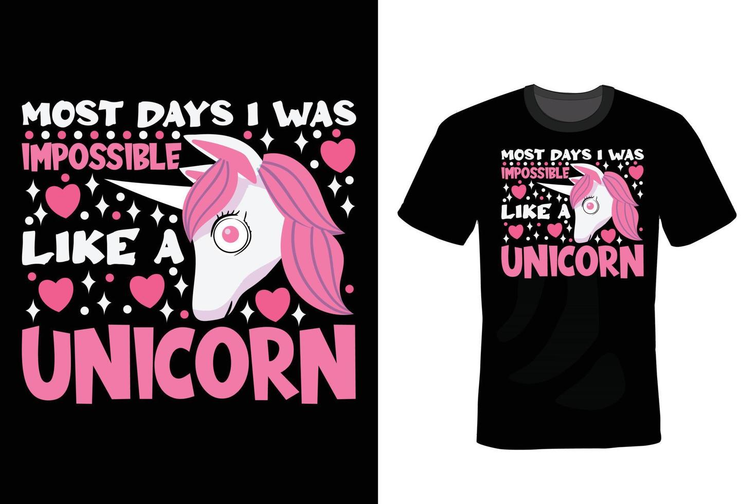 Unicorn T shirt design, vintage, typography vector