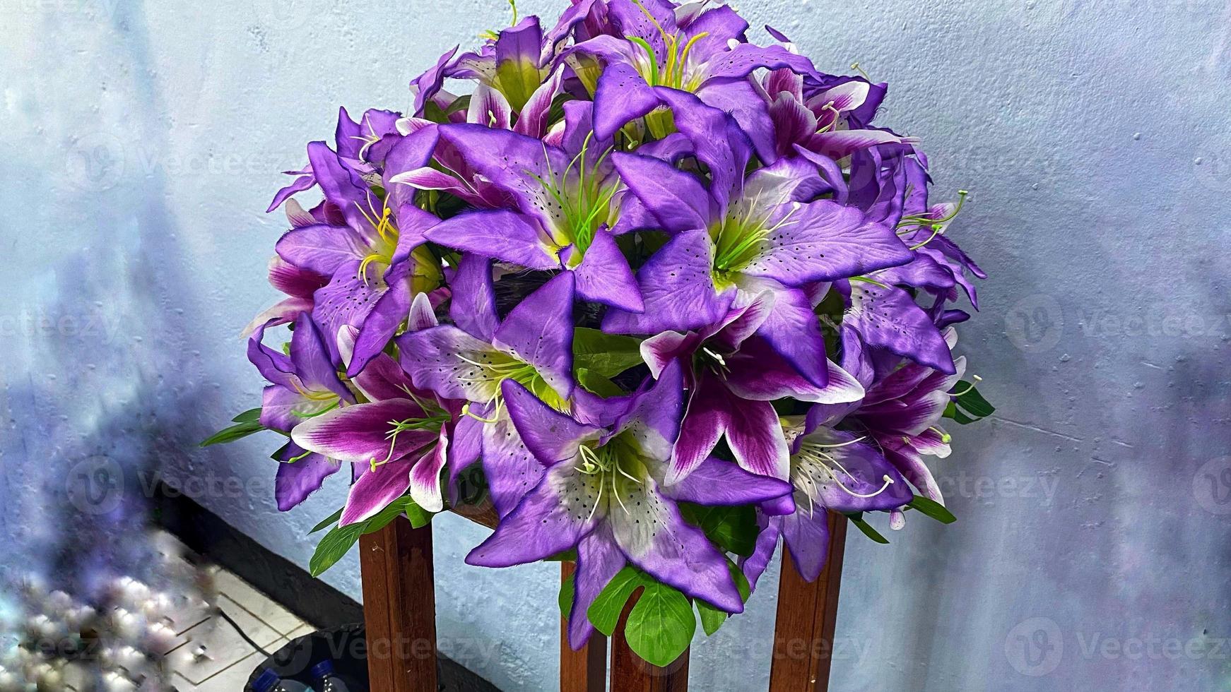 beautiful elegant wedding flower package in jayapura city photo