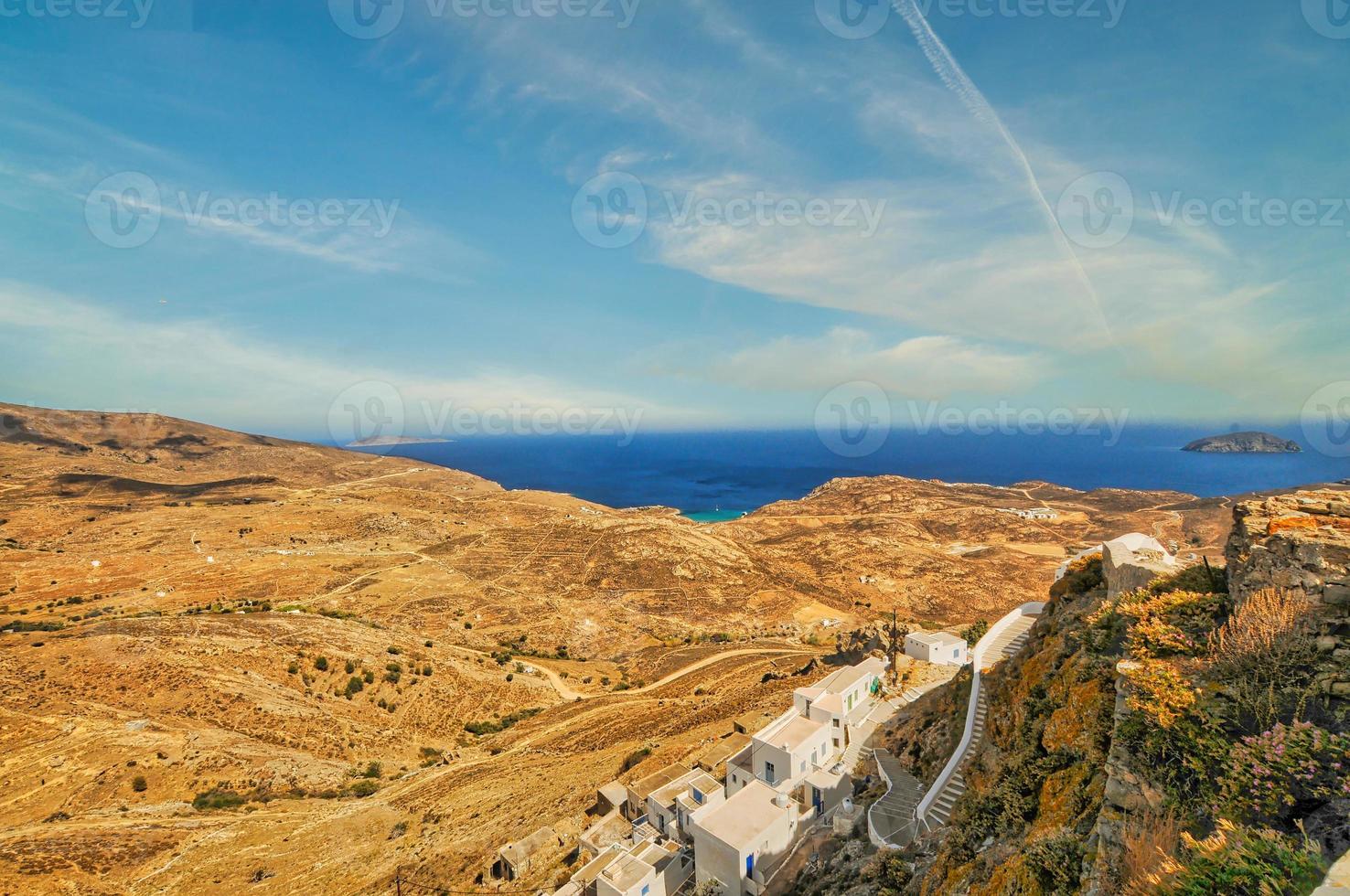 Chora in Serifos island photo