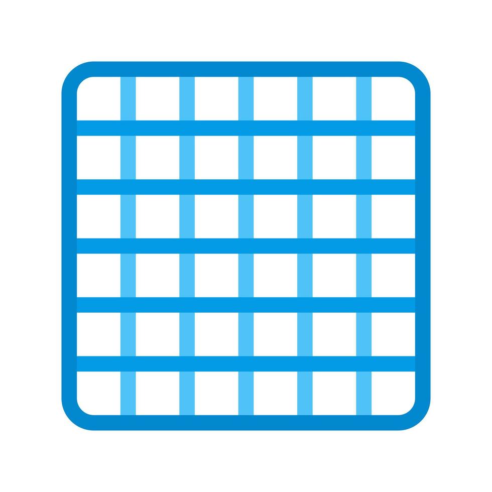 Grid Flat Multicolor Icon vector