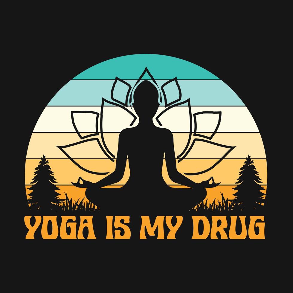 Yoga Meditation Lotus Mandala Vector T-Shirt