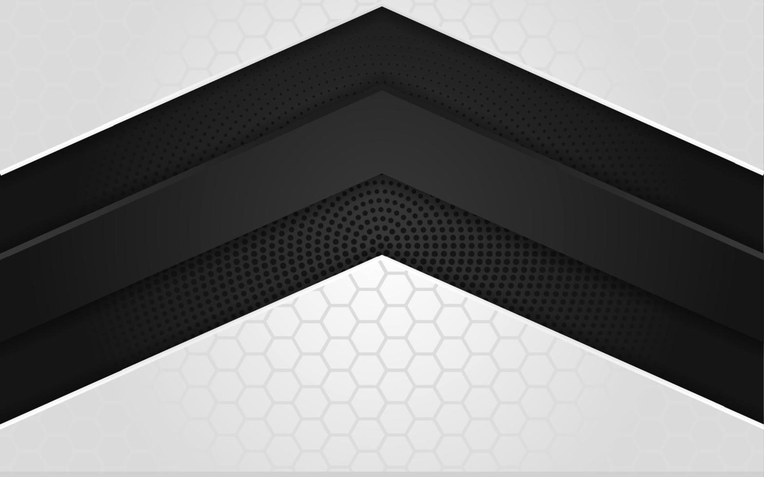 Abstract Black and white background with dark metal texture. modern luxury background vector
