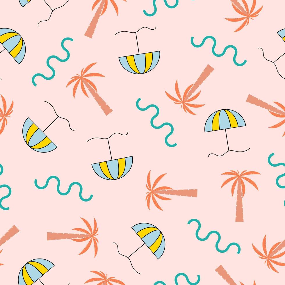 Summer Pattern Seamless vector