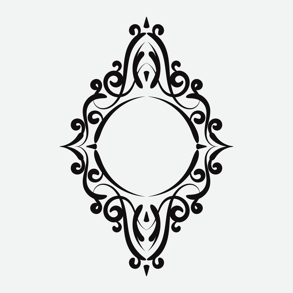 plantilla de diseño de logotipo vectorial - símbolo abstracto en estilo árabe ornamental - emblema para productos de lujo, hoteles, boutiques, joyas, cosméticos orientales, restaurantes, tiendas y almacenes vector