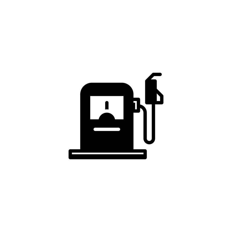 icono de línea llena de gasolinera. signo de estilo lineal para concepto móvil y diseño web. icono de vector de contorno. símbolo, ilustración de logotipo. gráfico vectorial