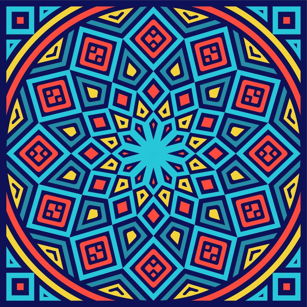 Colorful geometric background pattern vector