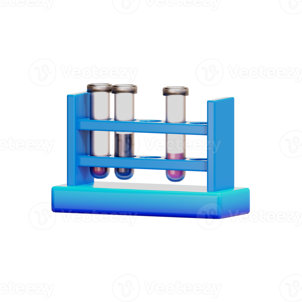 Chemical bottle, Medical Icon, 3d Illustration png