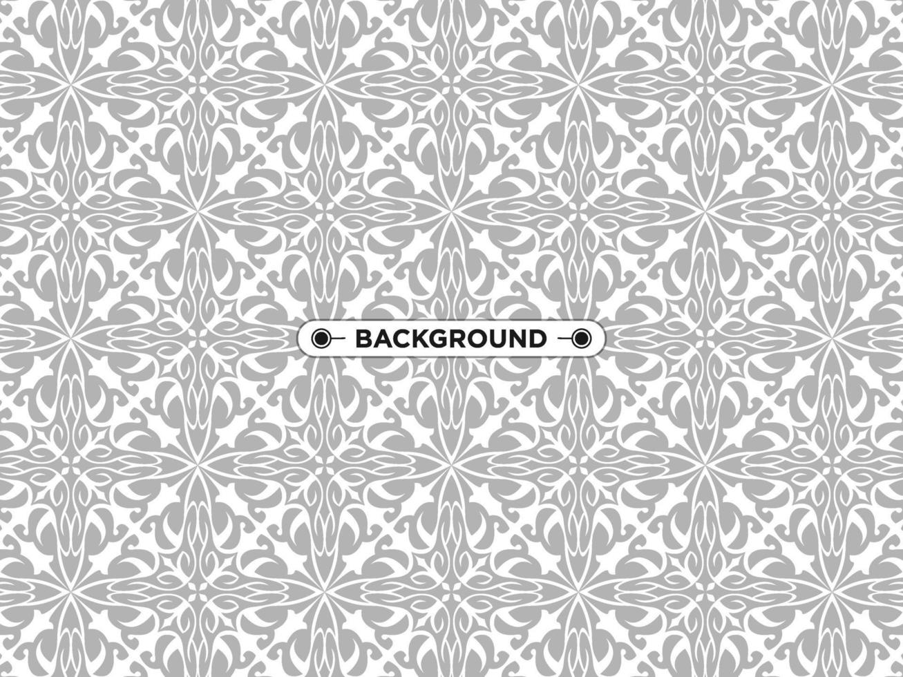 gray background with unique ethnic texture vector