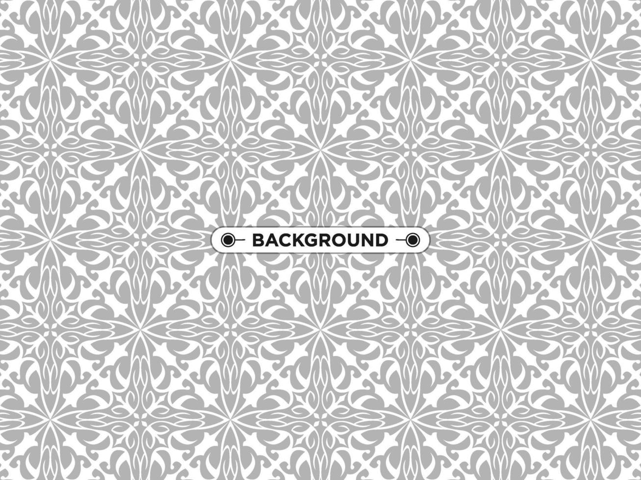 gray background with unique ethnic texture vector