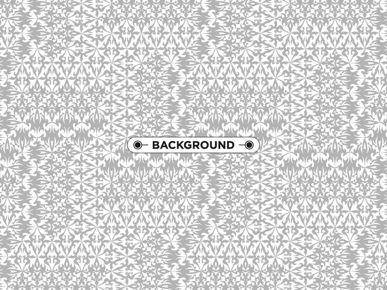 geometric ethnic gray background vector