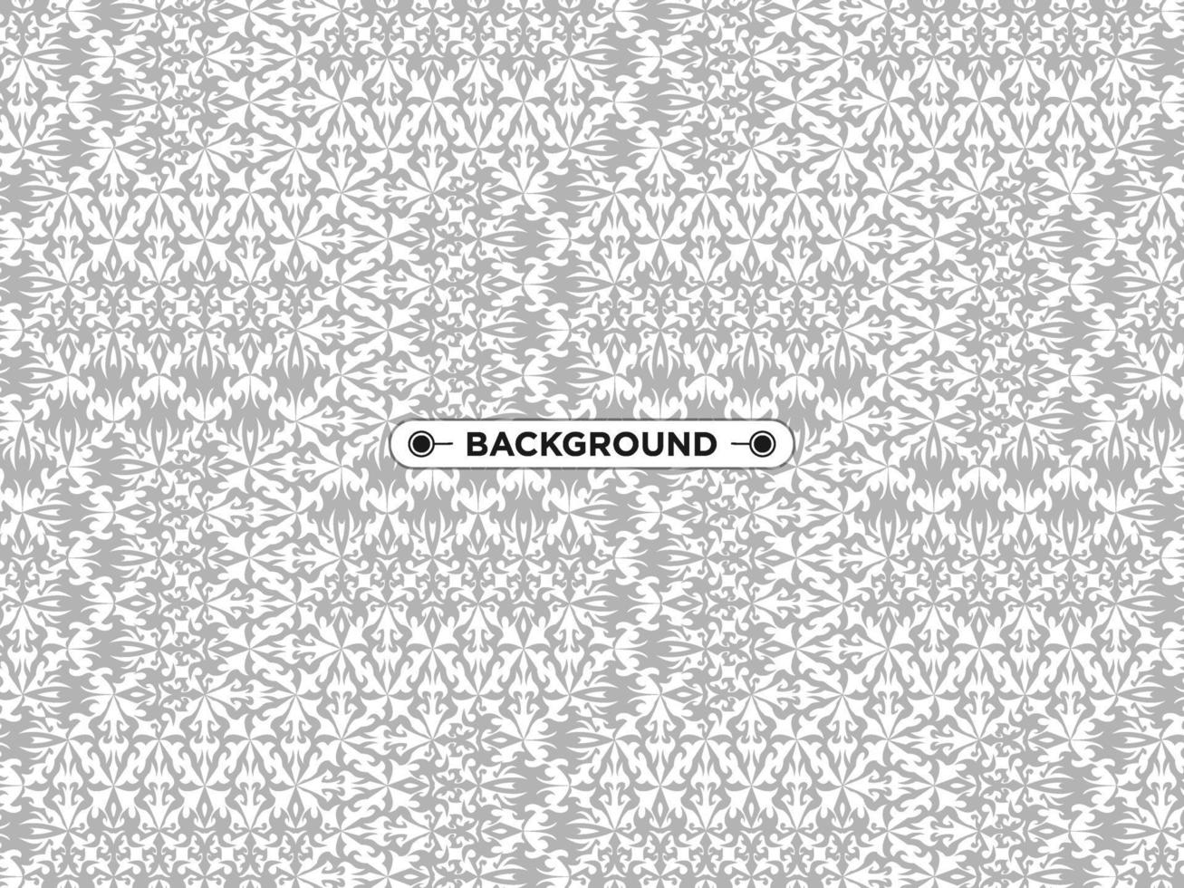 geometric ethnic gray background vector