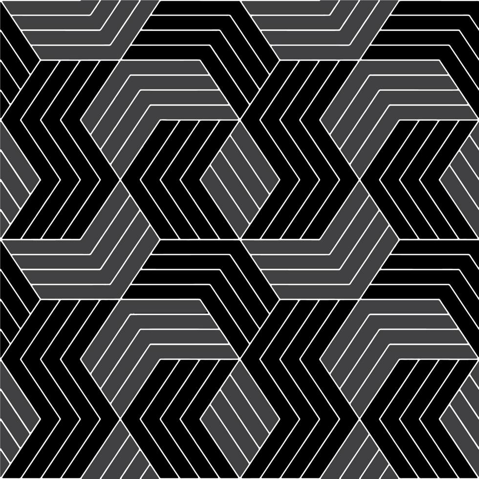 Vector seamless pattern geometric lines
