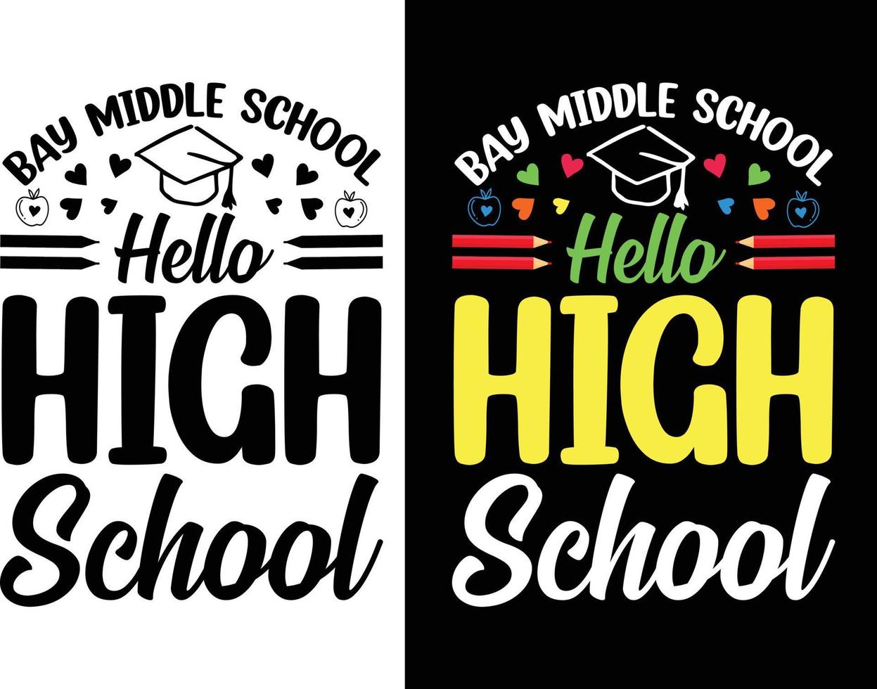 Back to school vector for print on demand