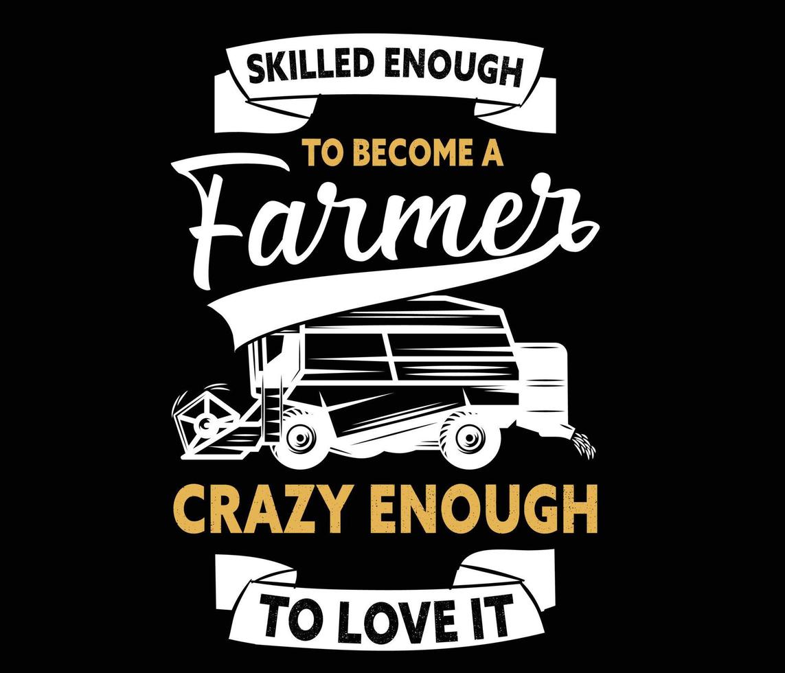 Farmer t shirt design vector art