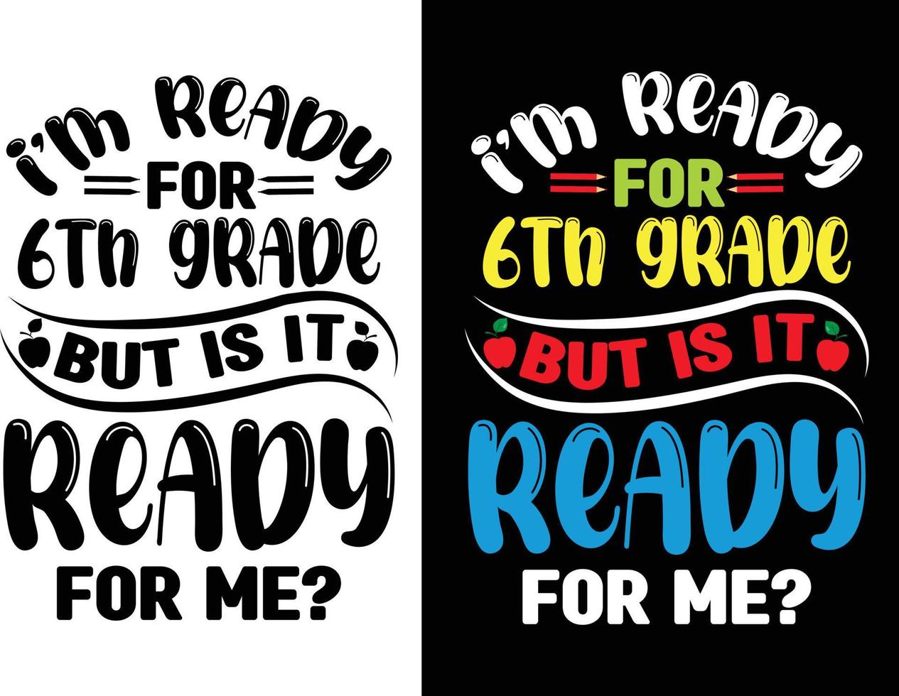 Back to school vector for print on demand