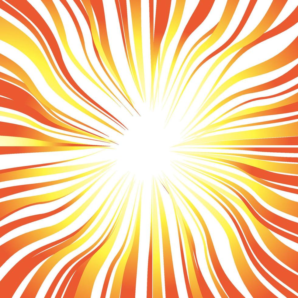 Sun's rays or explosion vector background for design speed, movement and energy.