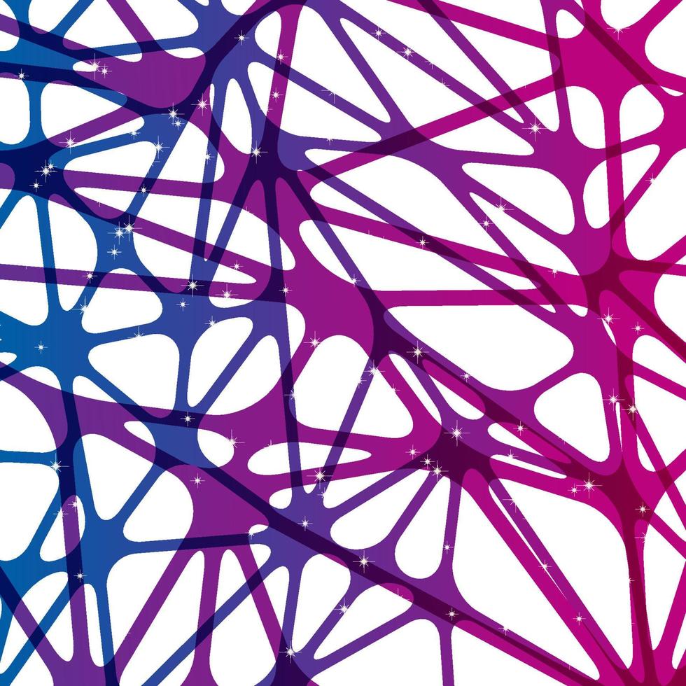 fondo de red de neurona abstracta, ilustración digital de diseño gráfico vectorial. vector