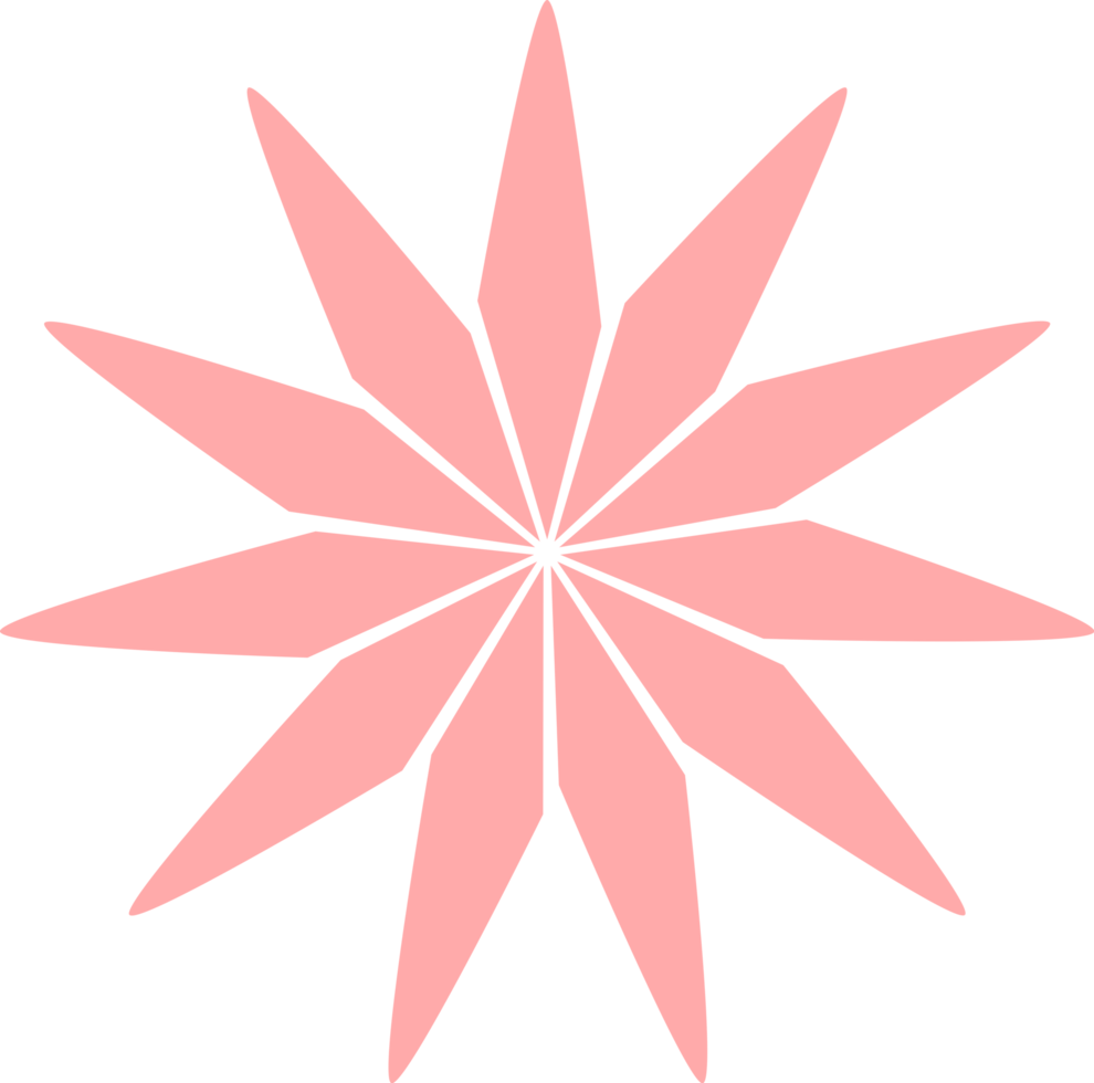 conception de fleur d'icône png