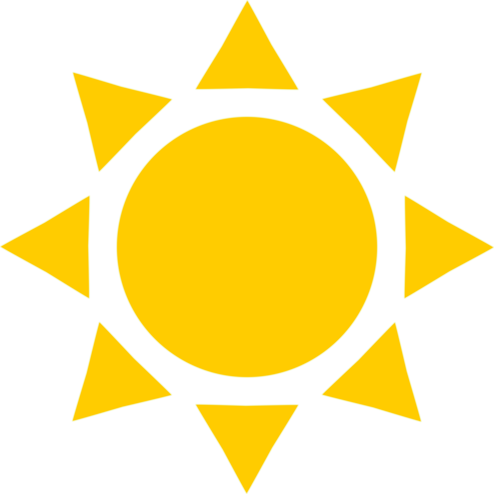sun icon design png