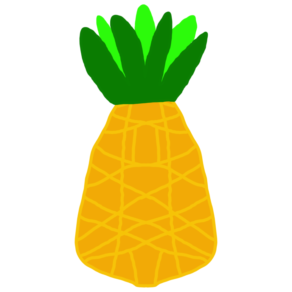 disegno dell'icona di ananas png