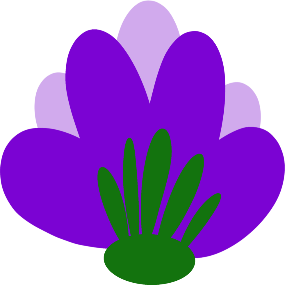 diseño de icono de flor png